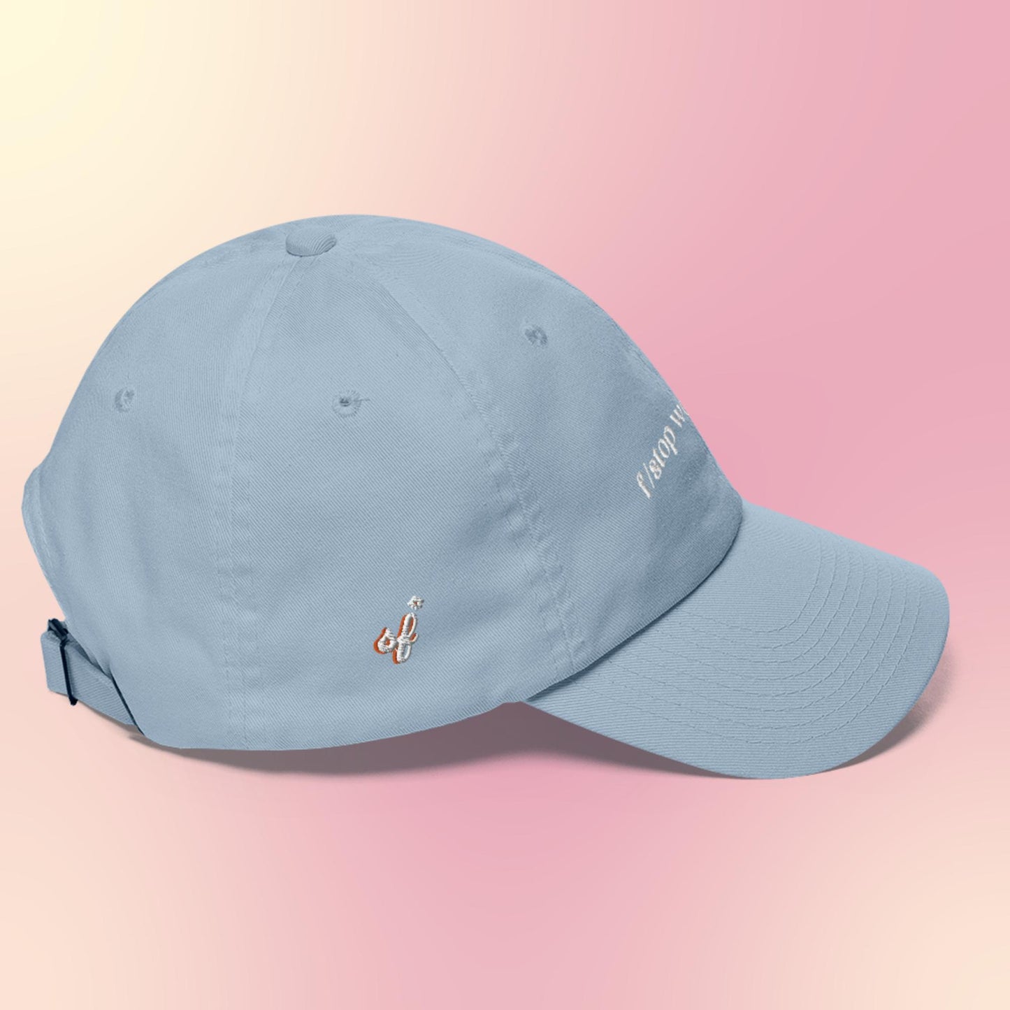 "f/stop won't stop" Dad Hat