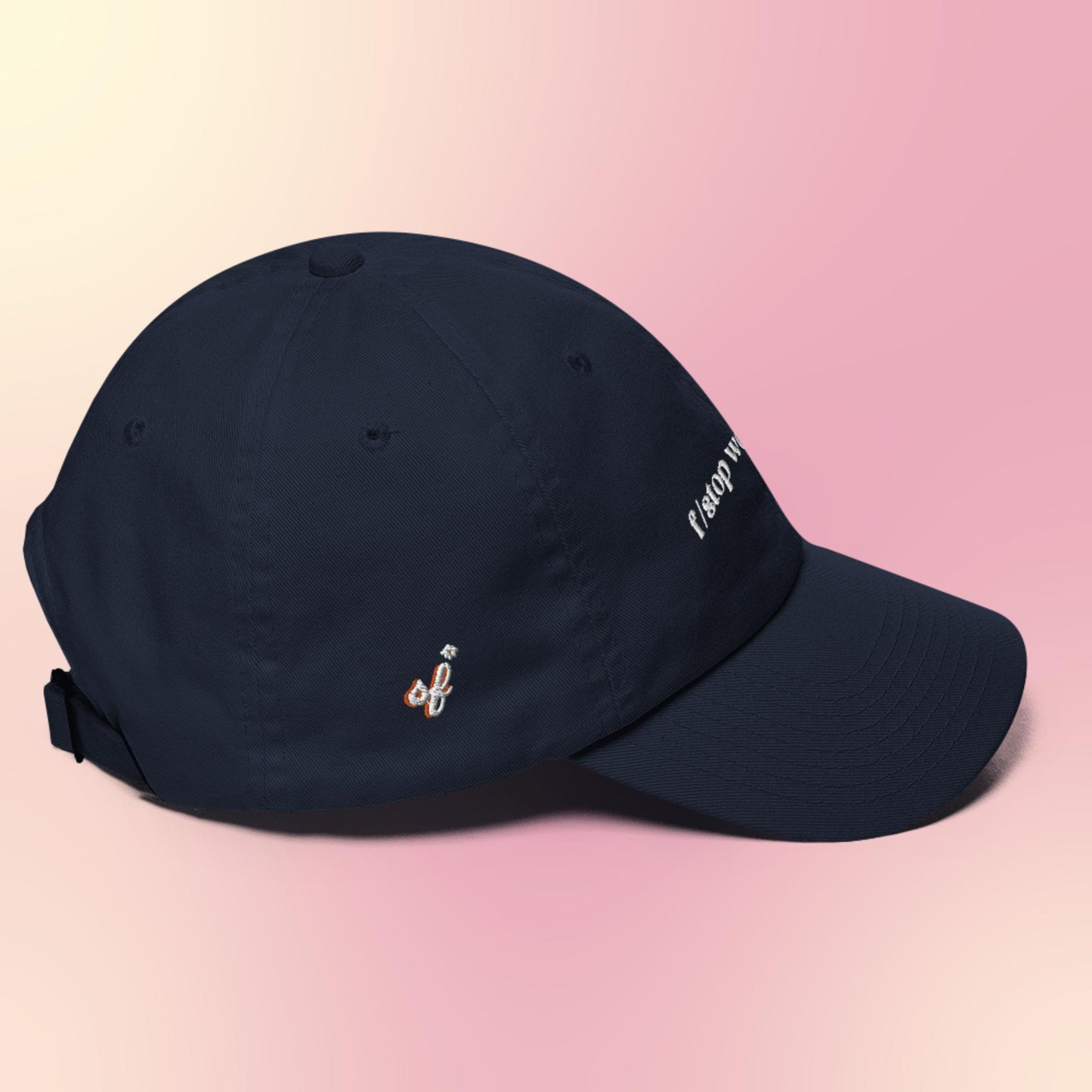 "f/stop won't stop" Dad Hat