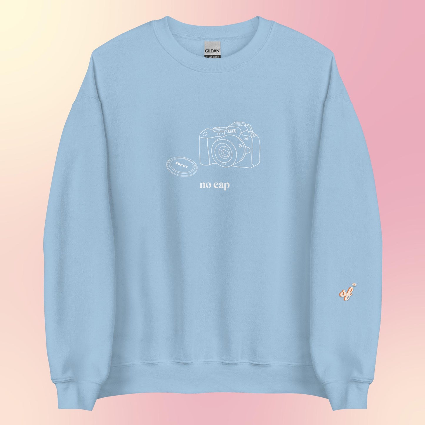 "no cap" Crewneck Sweatshirt